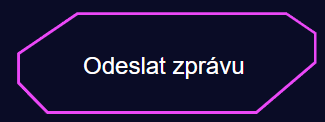 Tlačítko z našeho webu, které má efekt po najetí. Interaktivní tlačítko